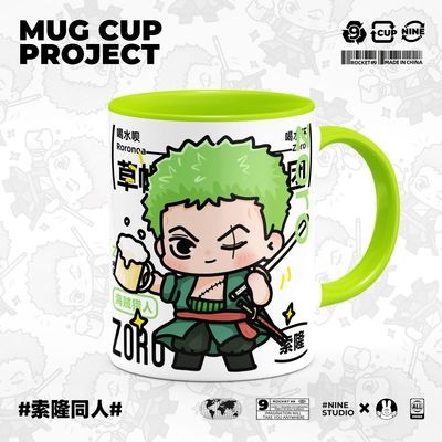 Cốc One piece sứ Zoro - Mẫu 1