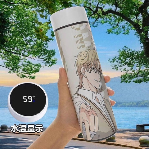 Bình giữ nhiệt Đêm bên làn nước có thể đo nhiệt độ Mẫu 1