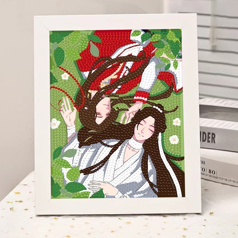 Tranh đính đá Thiên quan tứ phúc Mẫu 1