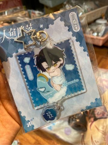 Móc khóa Nhân ngư rơi xuống chính hãng Mẫu 4