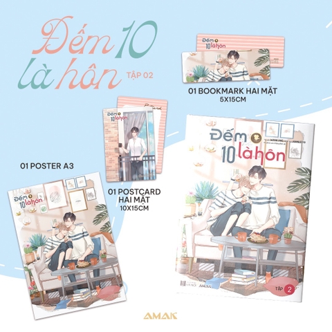 Sách Đếm 10 là hôn Tập 2 [KÈM POSTER]