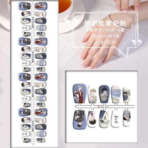 Móng tay Đêm bên làn nước Mẫu 1