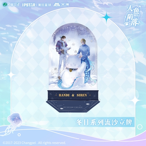 Standee cát chảy Nhân ngư rơi xuống chính hãng Mẫu 27