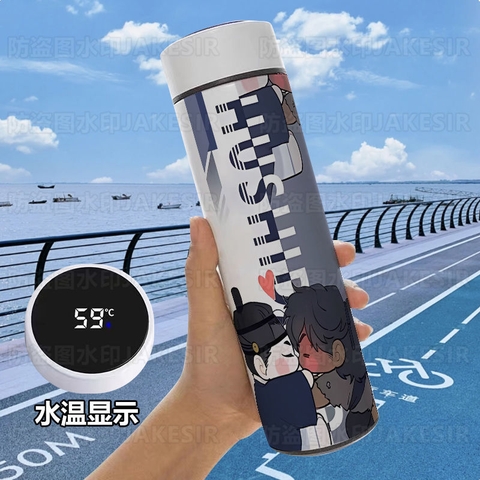 Bình giữ nhiệt Hổ ái tử đằng có thể đo nhiệt độ Mẫu 2