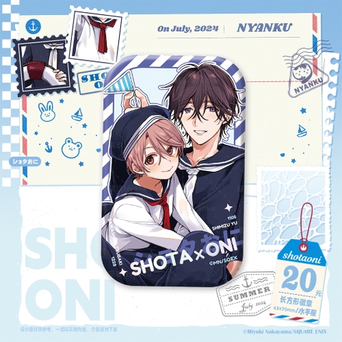 Huy hiệu Shota Oni chính hãng Mẫu 8