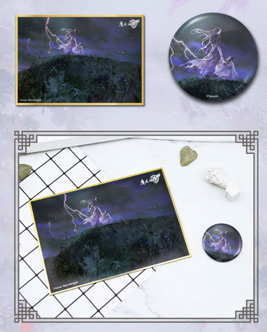 Shikishi Ma đạo tổ sư tặng 1 huy hiệu - mẫu 3 - HÃNG CHÍNH HÃNG