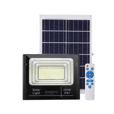 Đèn Led Pha Năng Lượng Mặt Trời 200W Có Báo Pin - SOLAR LIGHT 200W