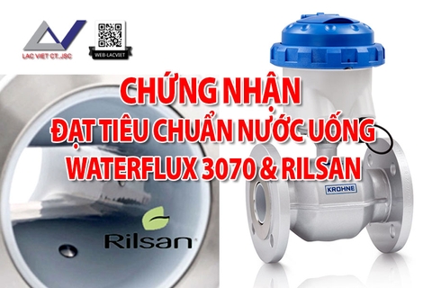 Các Chứng Nhận Nước Uống của Waterflux 3070 và Rilsan
