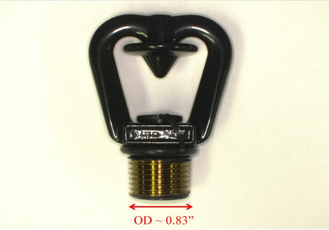 Hình Đầu phun chống ăn mòn phủ ECTFE với chụp tròn và nút Teflon.