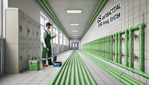 kiểm tra hệ thống ống PPr kháng khuẩn GS