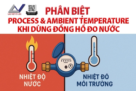 Phân biệt process & ambient temperature khi dùng đồng hồ đo nước