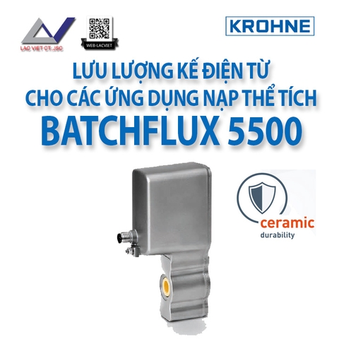 Lưu lượng kế điện từ cho các ứng dụng nạp thể tích BATCHFLUX 5500