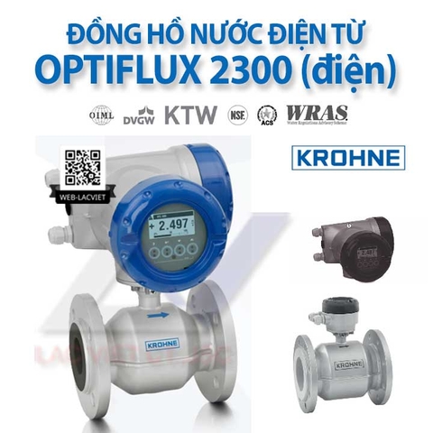 Đồng hồ đo lưu lượng điện từ OPTIFLUX 2300 (điện) | Krohne