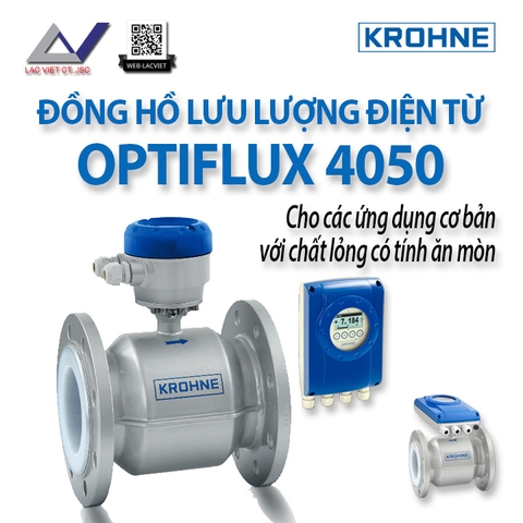 OPTIFLUX 4050 Đồng hồ điện từ ứng dụng cho chất lỏng ăn mòn mạnh