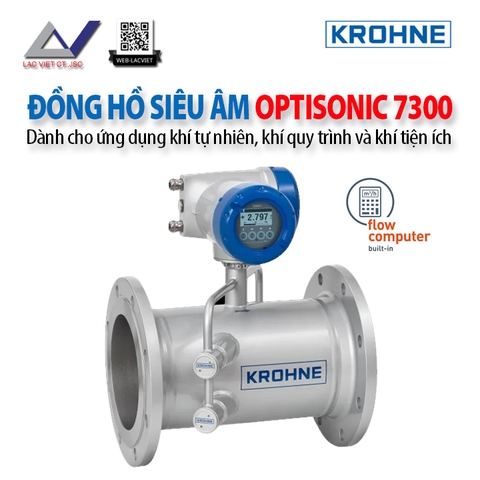 OPTISONIC 7300 Đồng hồ siêu âm dành cho ứng dụng khí tự nhiên, khí quy trình và khí tiện ích