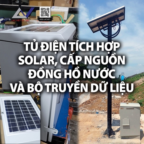 Tủ điện tích hợp Solar, cấp nguồn cho Modbus