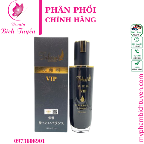 Sữa rửa mặt Takara Vip trắng da- chống nhờn- ngăn ngừa mụn150ml