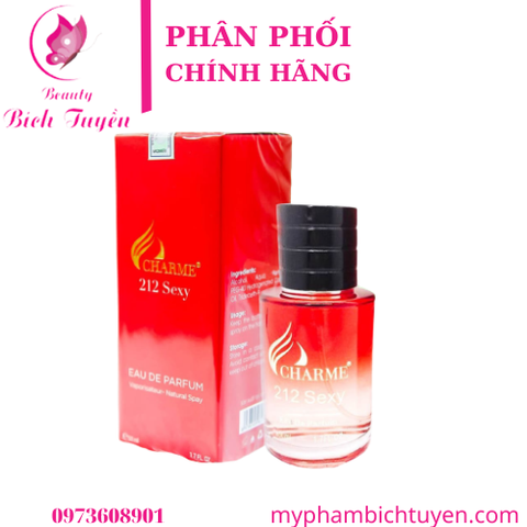 Nước Hoa Unisex Charme 212 Sexy 50ml