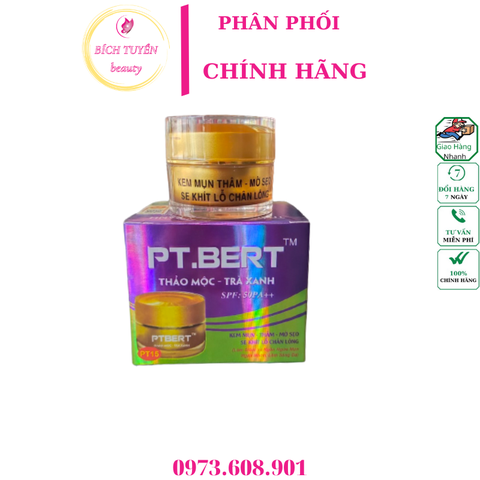 KEM PT.BERT ĐẶC TRỊ MỤN - MỜ THÂM - LIỀN SẸO - SE KHÍT LỖ CHÂN LÔNG 10G