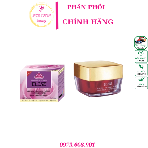 Kem nám - tàn nhang - đồi mồi Elise 3in1 (20g)