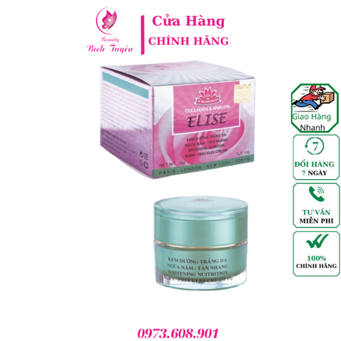 ELISE kem dưỡng trắng da nám tàn nhang 10g