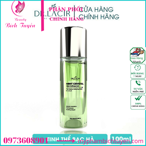 nước thần - toner Tinh Thể Bạc Hà Co Nhỏ Lỗ Chân Lông, Cân Bằng Ẩm Lamer care drLacir