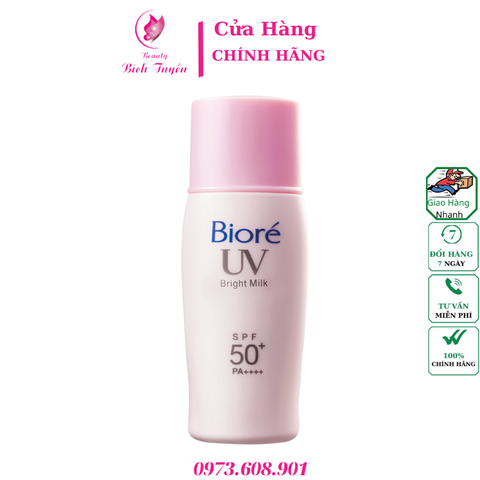 Chống nắng Trang Điểm BIORE Sara Sara – Trắng Hồng Tự Nhiên 30ml