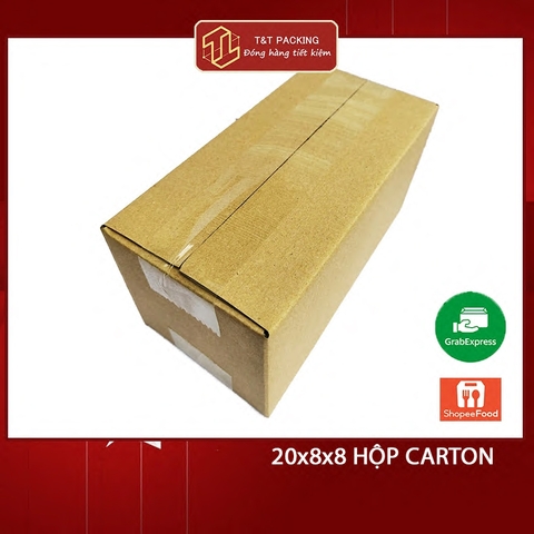 20x8x8 20 cái Hộp carton ship COD