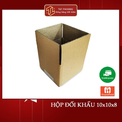 10x10x8 50 cái Hộp carton ship COD