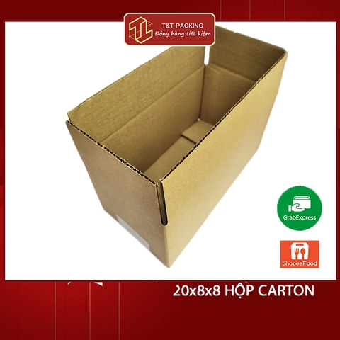 20x8x8 20 cái Hộp carton ship COD