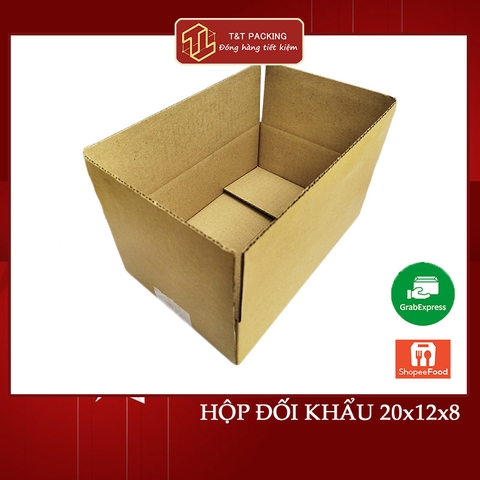 20x12x8 50 cái Hộp carton ship COD