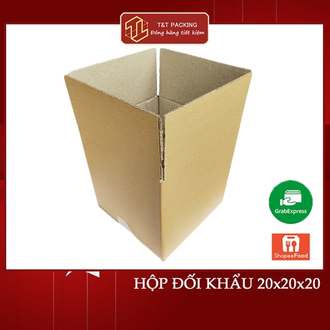 20x20x20  20 cái Hộp carton ship cod