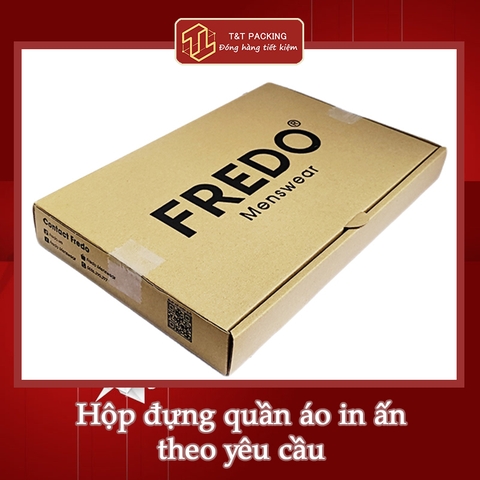 30x20x3,5 Hộp Carton Nắp Cài In Theo Yêu Cầu