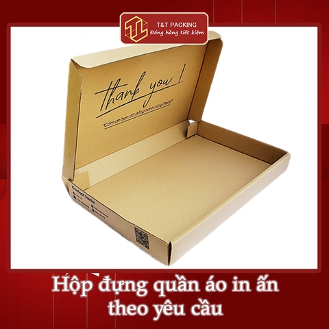 30x20x3,5 Hộp Carton Nắp Cài In Theo Yêu Cầu