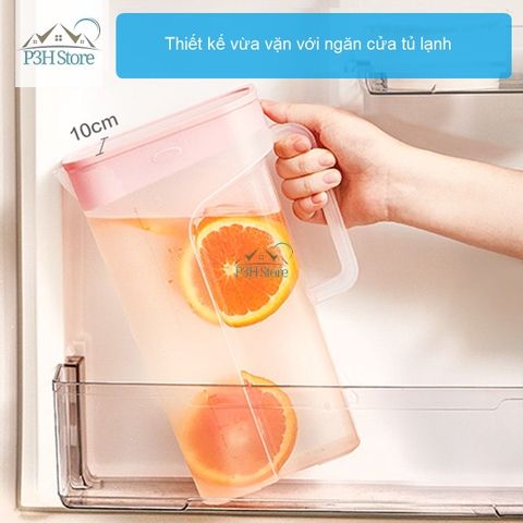 Bình đựng nước LocknLock One Handed Jug dung tích 2.1L HAP818 có tay cầm chắc chắn dung tích lớn