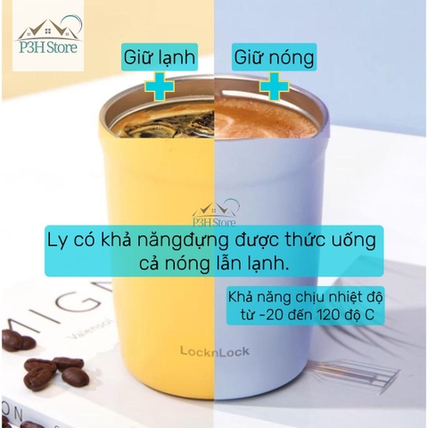 Bình giữ nhiệt LocknLock Dual One Touch Tumbler 320ML LHC3276 , 430ML LHC3282 P3H Store