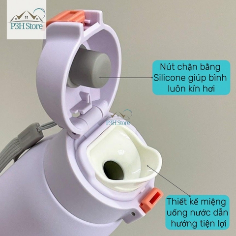 Bình giữ nhiệt LocknLock Schoolfit Cotton Candy Tumbler LHC3233N P3H Store