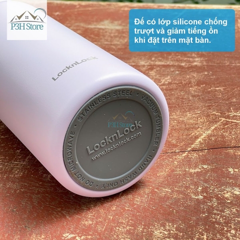 Bình giữ nhiệt LocknLock Sling Ring có quai xách dung tích 650ml LHC4321 và 800ml LHC4322 P3HStore