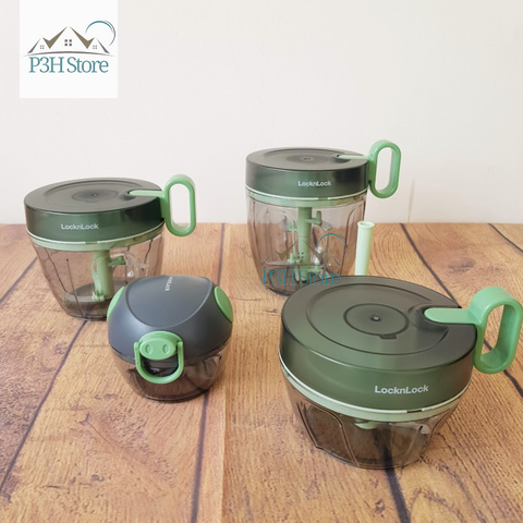 Dụng cụ xay nhỏ thực phẩm Lock&Lock xay tỏi ớt nhiều size Ring Pull Chopper CKS312 CKS313 CKS314