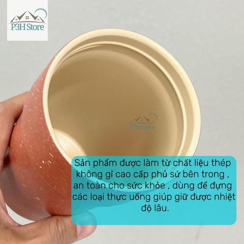 Ly giữ nhiệt phủ sứ LocknLock 500ml Metro Cafe Tumbler LHC4357 P3H Store