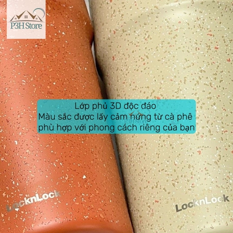 Ly giữ nhiệt phủ sứ LocknLock 500ml Metro Cafe Tumbler LHC4357 P3H Store