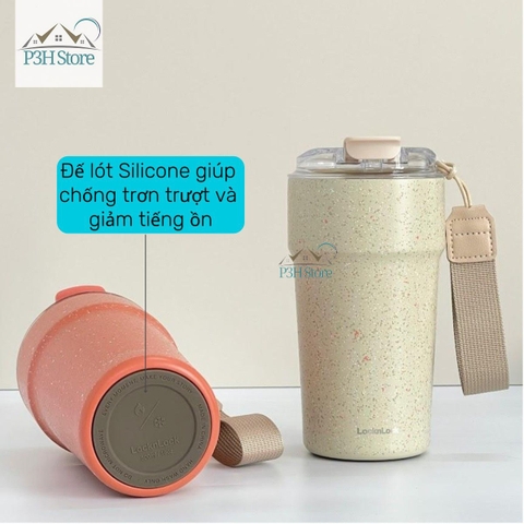 Ly giữ nhiệt phủ sứ LocknLock 500ml Metro Cafe Tumbler LHC4357 P3H Store