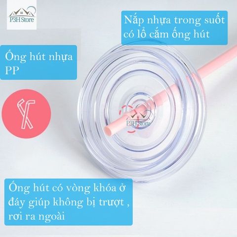 Ly nhựa 2 lớp có tay cầm Lock&Lock dung tích 750ml HAP503