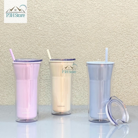 Ly Nhựa 2 Lớp LocknLock Daily Essential dung tích 770ml HAP526