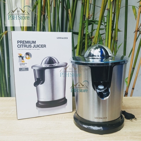Máy vắt cam bằng thép không gỉ Lock&Lock công suất 85W EJJ226BLK - Bảo hành 1 năm chính hãng