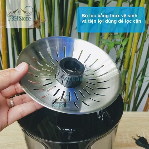 Máy vắt cam bằng thép không gỉ Lock&Lock công suất 85W EJJ226BLK - Bảo hành 1 năm chính hãng