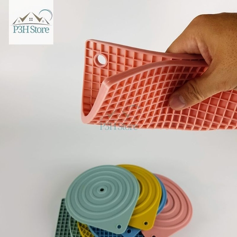 Miếng lót nồi nhấc nồi Lock&Lock bằng silicone chịu được nhiệt độ cao 200 độ C màu Pastel CKT217