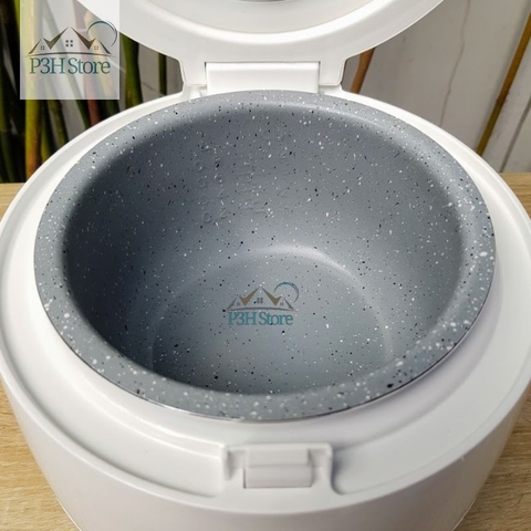 Nồi cơm điện mini đa năng Lock&Lock dung tích 0.8L với nhiều chế độ nấu được cài sẵn EJR326WHT