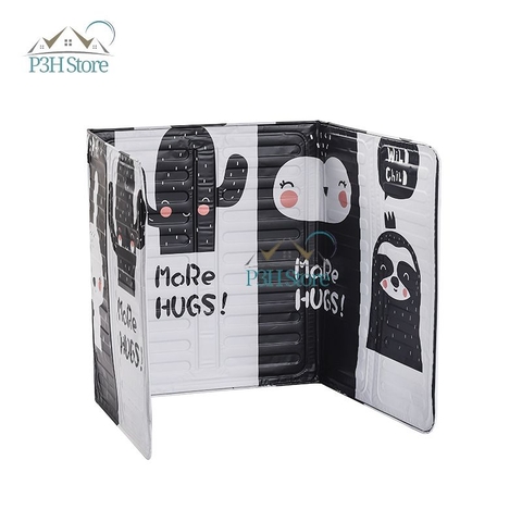 Tấm chắn dầu mỡ nhà bếp gấp gọn dùng chắn gió bếp gas và chống văng dầu mỡ KU02