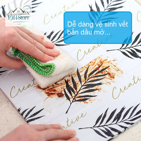 Tấm chắn dầu mỡ nhà bếp gấp gọn dùng chắn gió bếp gas và chống văng dầu mỡ KU02